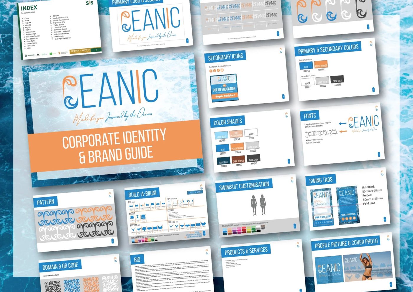 Ceanic brand guide by JEA Productions