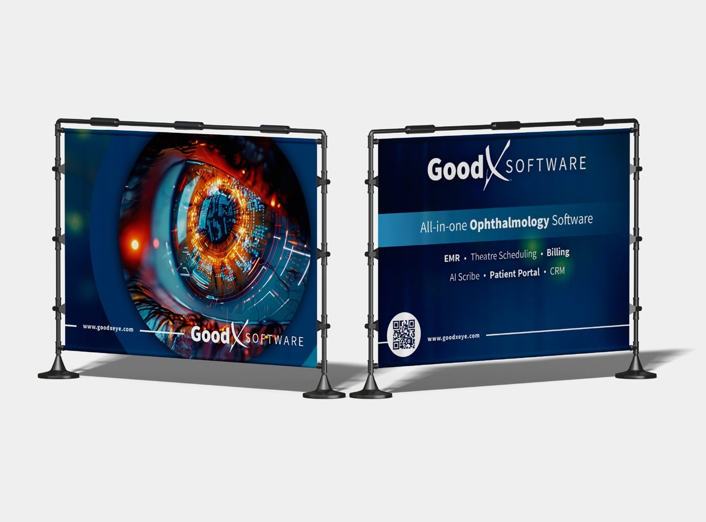 GoodX Software, exhibition banners