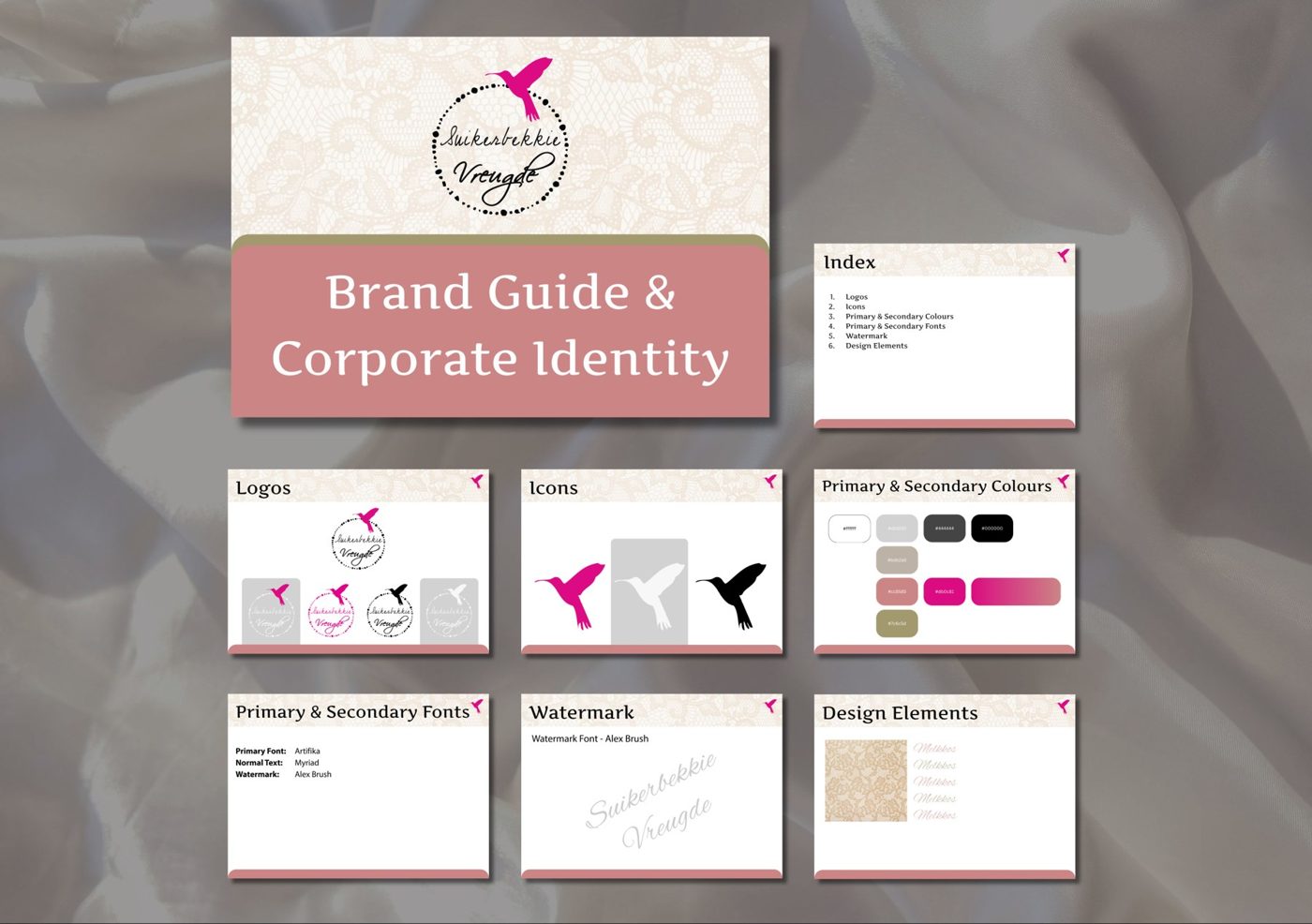 Suikerbekkie Vreugde, brand guide